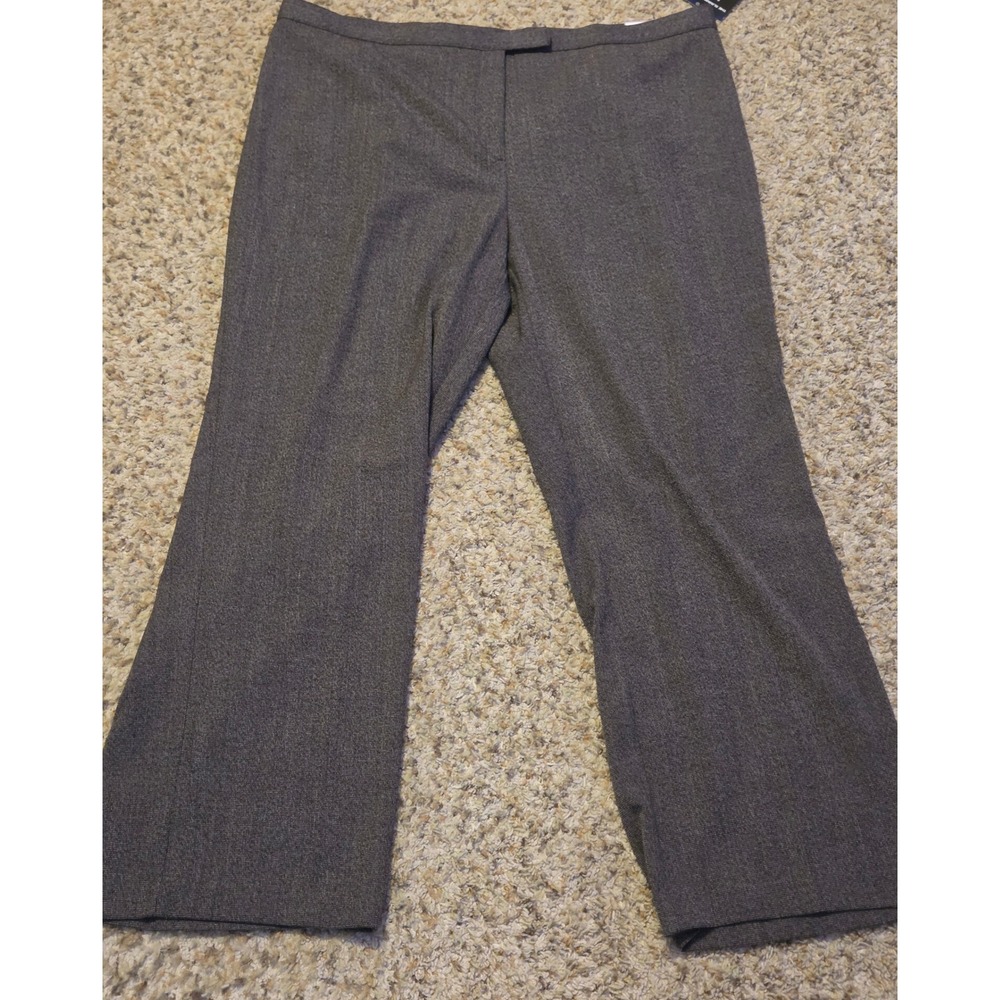 NWT SagHarbor Stretch Wide Leg Dress Pants The Slimming Solution Womens Size 22W